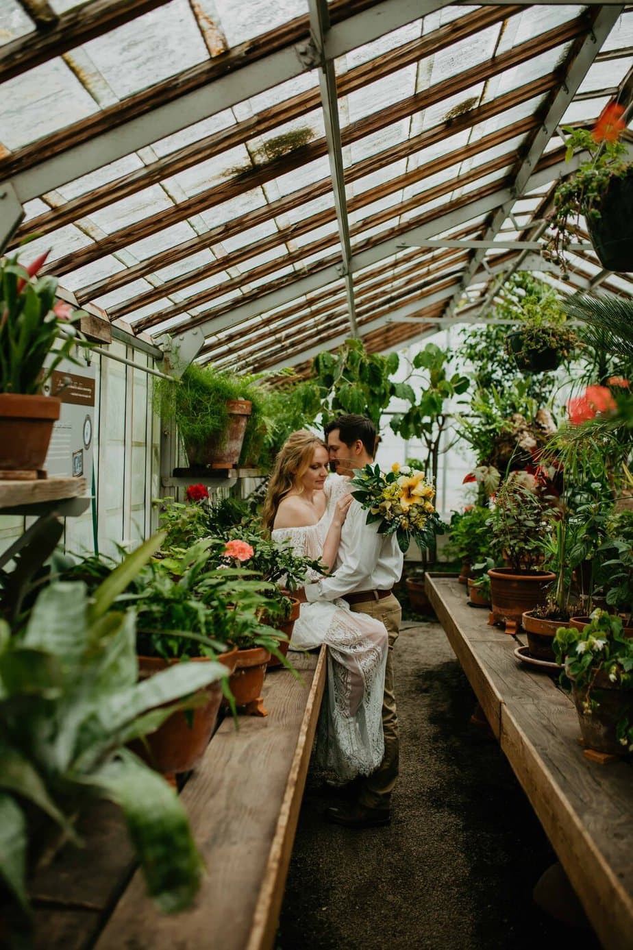 Oregon Greenhouse Elopement